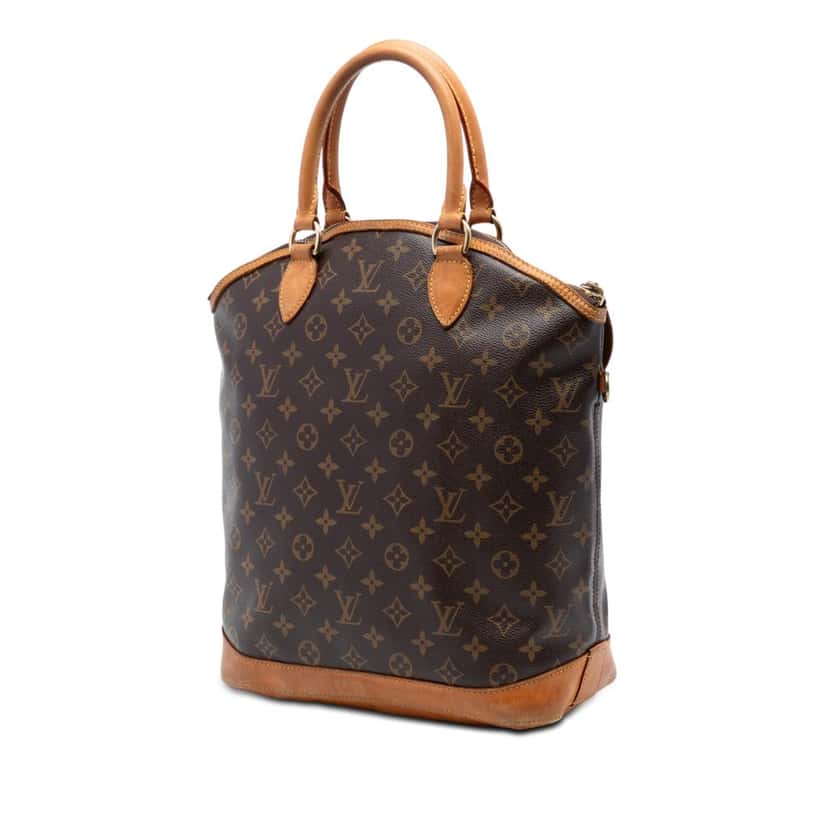 Louis Vuitton Monogram Lockit Vertical Brown Very good condition - Back View