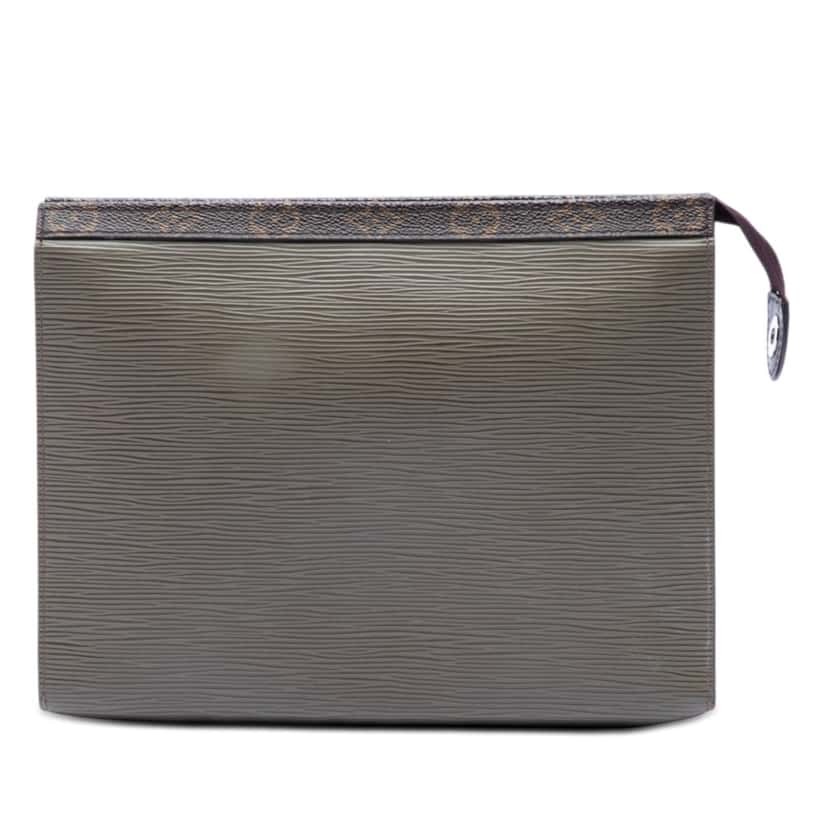 Louis Vuitton Epi Pochette Voyage MM Brown Leather Very good condition - Front View