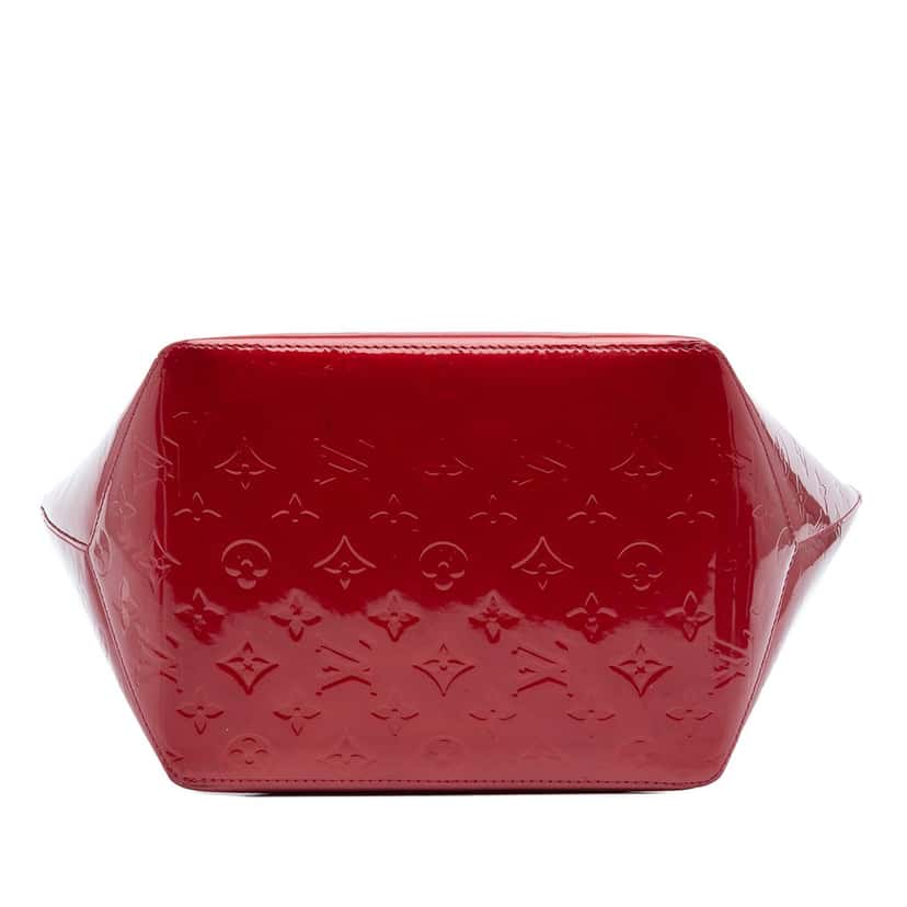 Louis Vuitton Monogram Vernis Bellevue PM Red Leather Very good condition - Inside View