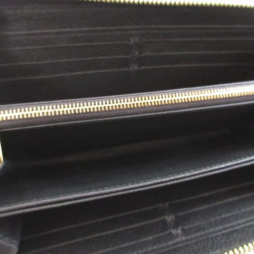 Louis Vuitton Monogram Empreinte Zippy Long Wallet Black Leather Very good condition - Inside View