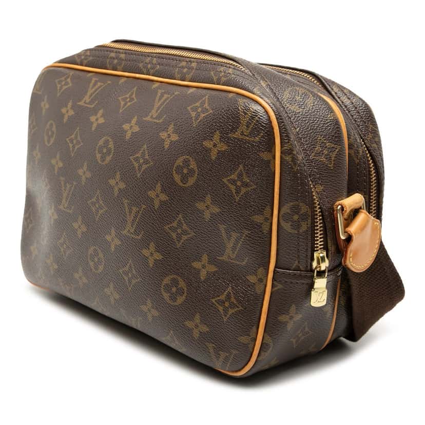 Louis Vuitton Monogram Reporter PM Brown Very good condition - Back View