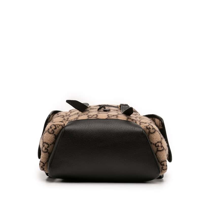 Gucci GG Wool Backpack Beige Very good condition - Inside View