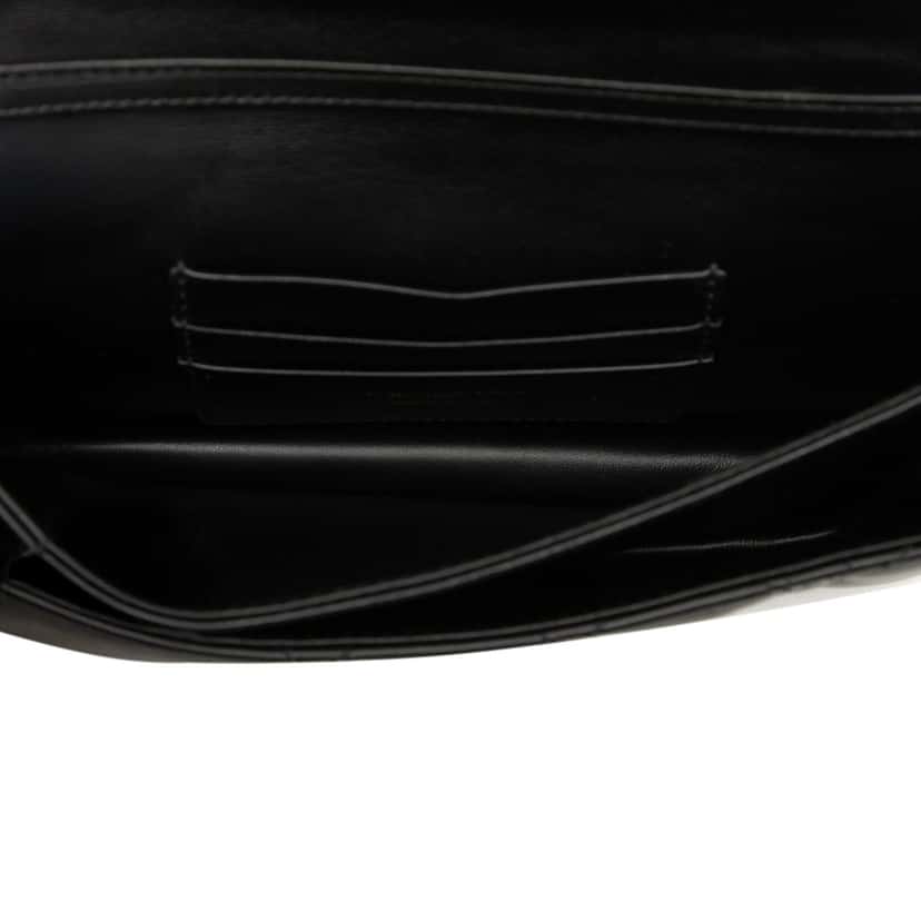 Dior Mini Lambskin Cannage My Dior Satchel Black Leather Very good condition - Model View