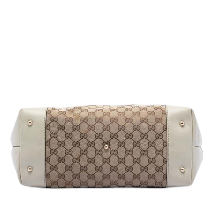 Gucci GG Canvas Heart Bit Tote Beige Very good condition - Inside View