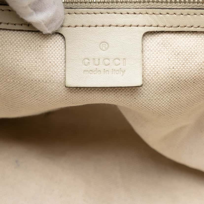 Gucci GG Canvas Heart Bit Tote Beige Very good condition - Box View