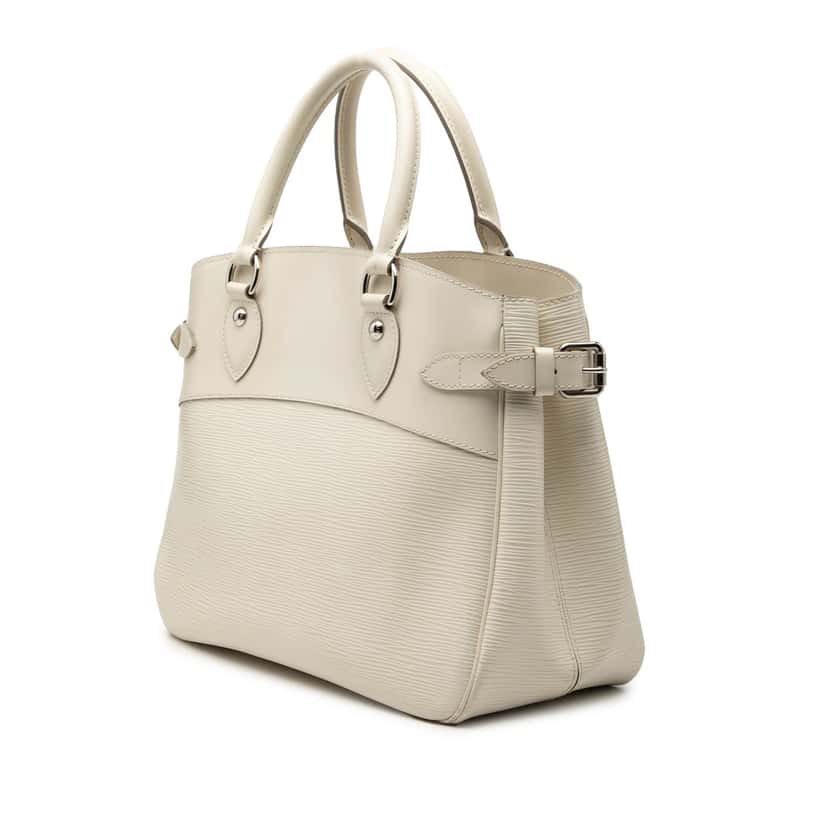 Louis Vuitton Epi Passy PM White Leather Very good condition - Back View