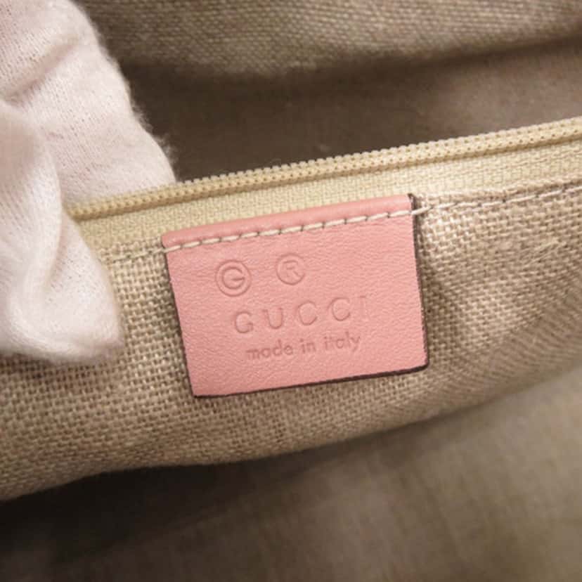 Gucci Medium Microguccissima Joy Satchel Pink Leather Very good condition - Box View
