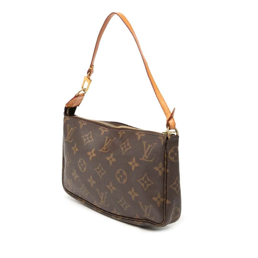 Louis Vuitton Monogram Pochette Accessoires Brown Very good condition - Back View