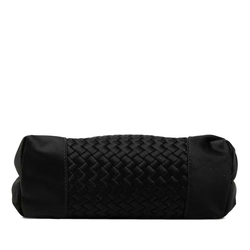 Bottega Veneta Mini Satin Intrecciato Tote Black Very good condition - Inside View