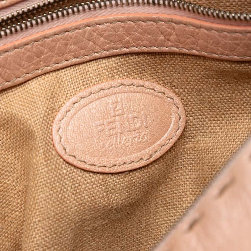 Fendi Leather Selleria Crossbody Pink Leather Very good condition - Box View