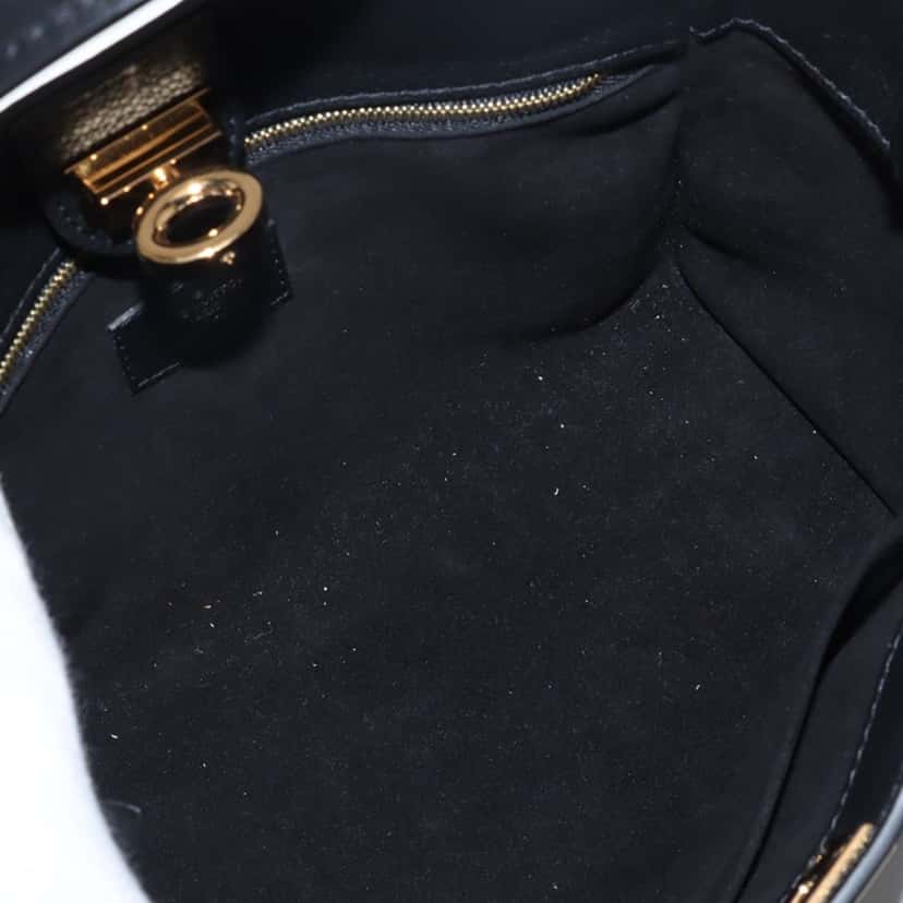 Louis Vuitton Monogram On My Side PM Black Leather Very good condition - Inside View