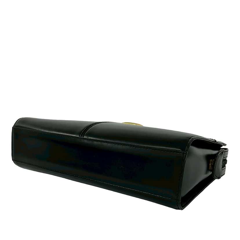 Saint Laurent Leather Handbag Black Leather Very good condition - Inside View