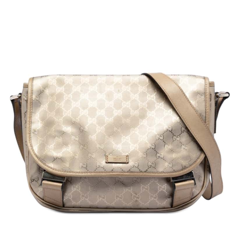 Gucci GG Imprime Crossbody Gold Very good condition - Front View