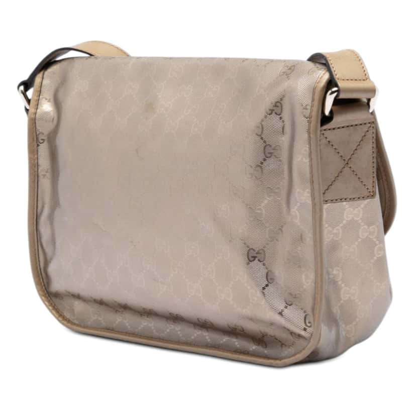 Gucci GG Imprime Crossbody Gold Very good condition - Back View