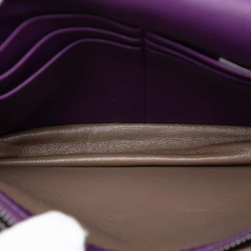 Bottega Veneta Nappa Intrecciato Wallet On Chain Purple Leather Very good condition - Model View