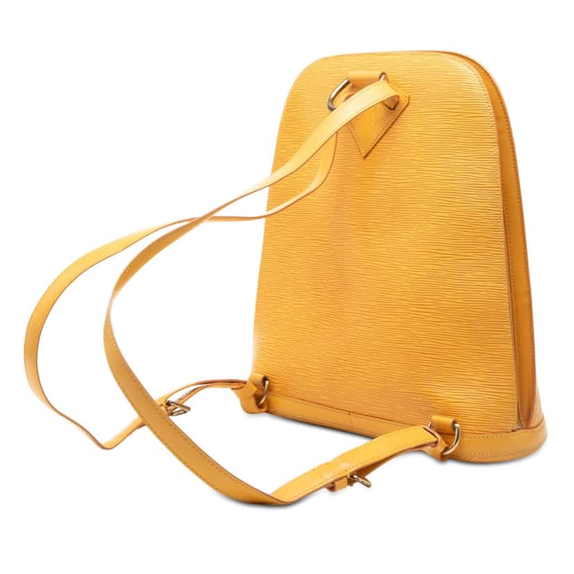 Louis Vuitton Epi Gobelins Yellow Leather Very good condition - Back View
