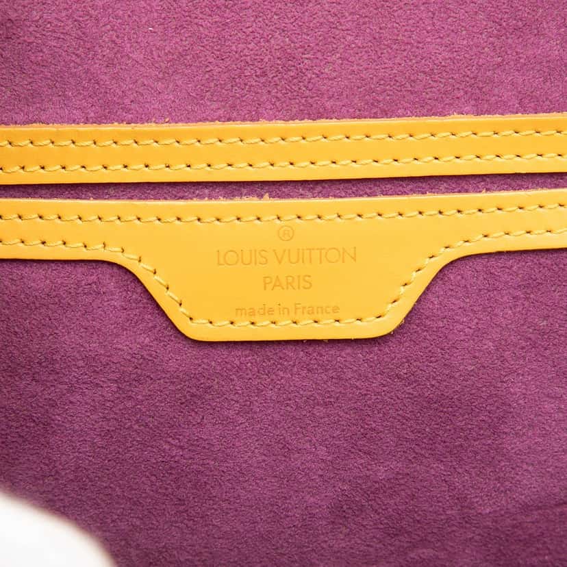 Louis Vuitton Epi Gobelins Yellow Leather Very good condition - Box View