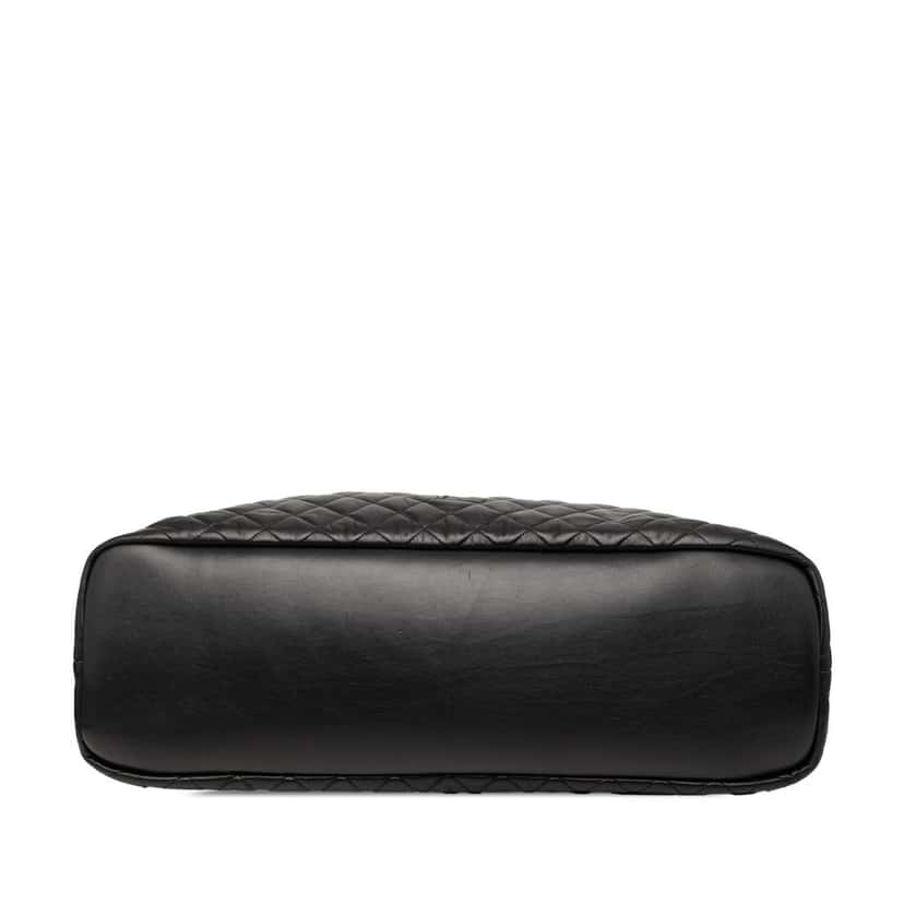 Saint Laurent Quilted Calfskin ES Giant Travel Bag Black Leather Very good condition - Inside View