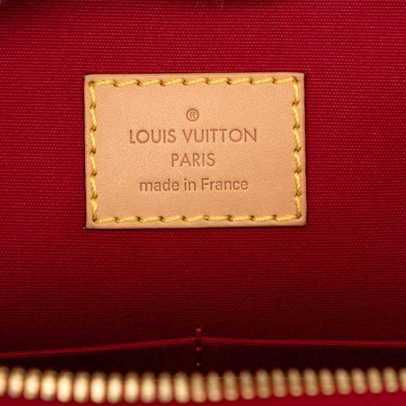 Louis Vuitton Monogram Vernis Alma PM Red Leather Very good condition - Box View