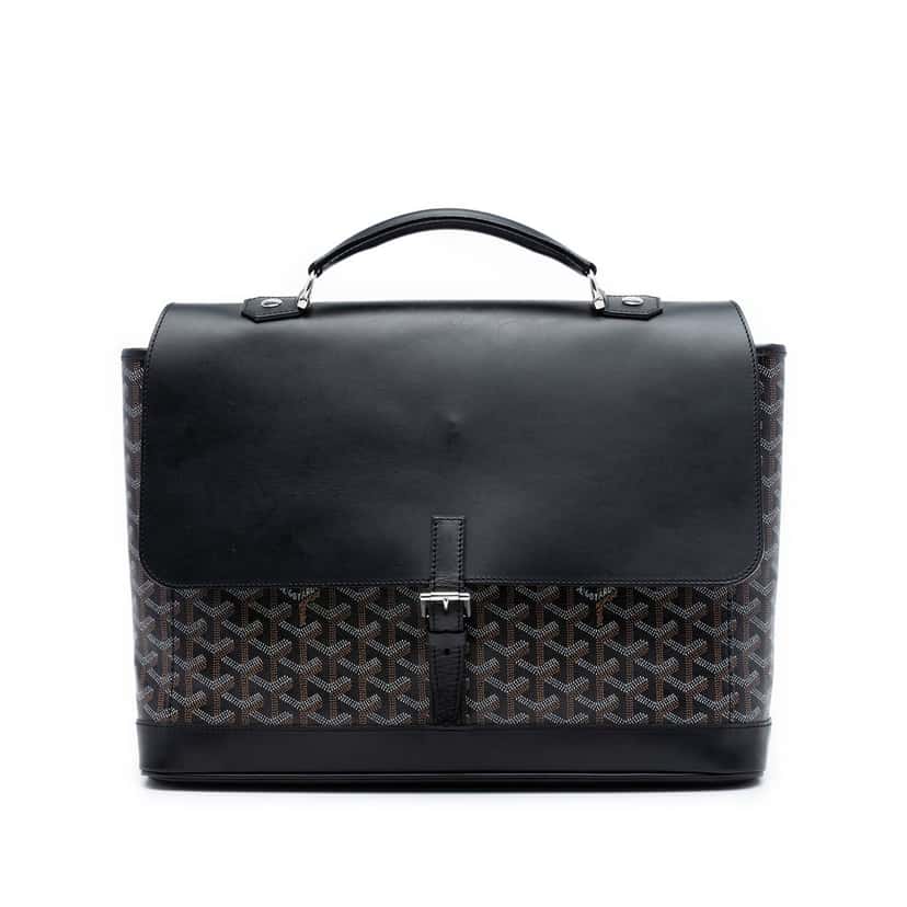 Goyard Goyardine Citadin Briefcase Black Very good condition - Front View