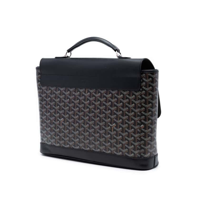 Goyard Goyardine Citadin Briefcase Black Very good condition - Back View