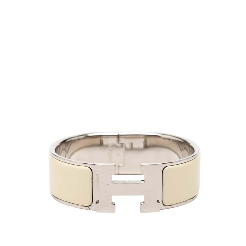 Hermès Wide Enamel Clic Clac H Bracelet PM