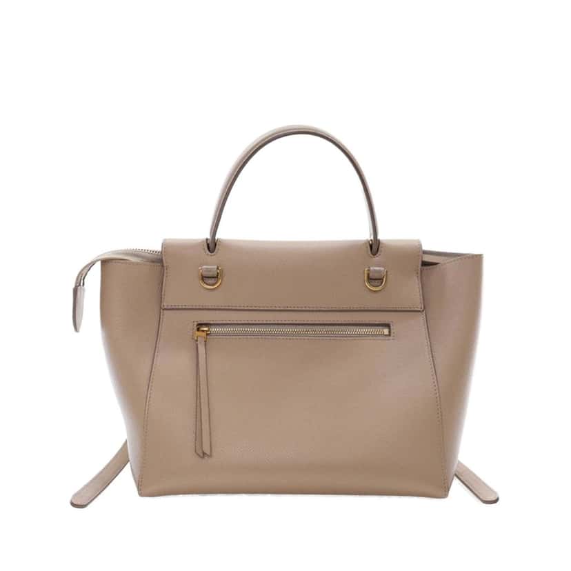 Celine Nano Grained Calfskin Belt Bag Beige Leather Very good condition - Box View