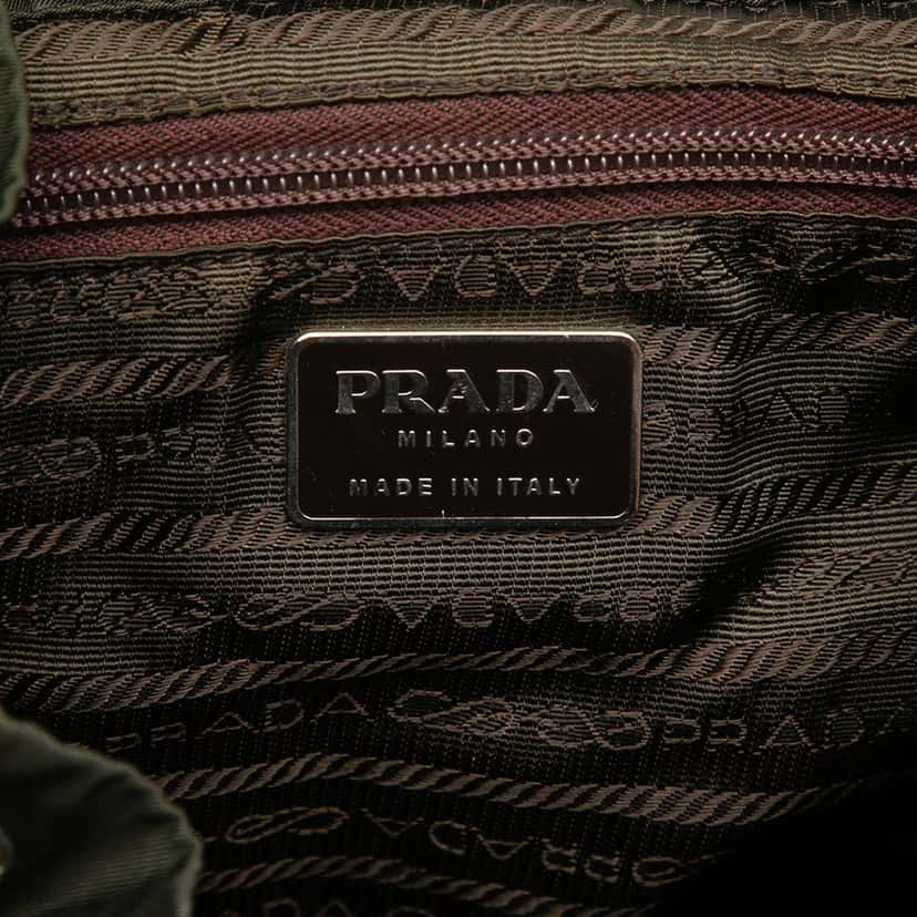 Prada Tessuto Backpack Brown Very good condition - Box View