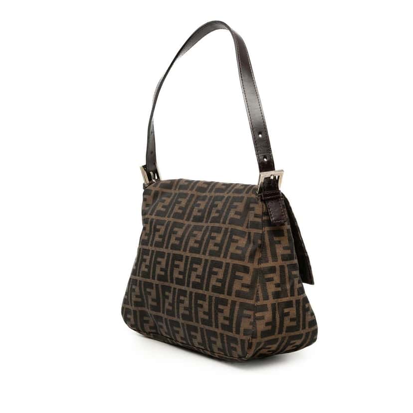 Fendi Zucca Canvas Mamma Forever Brown Good condition - Back View