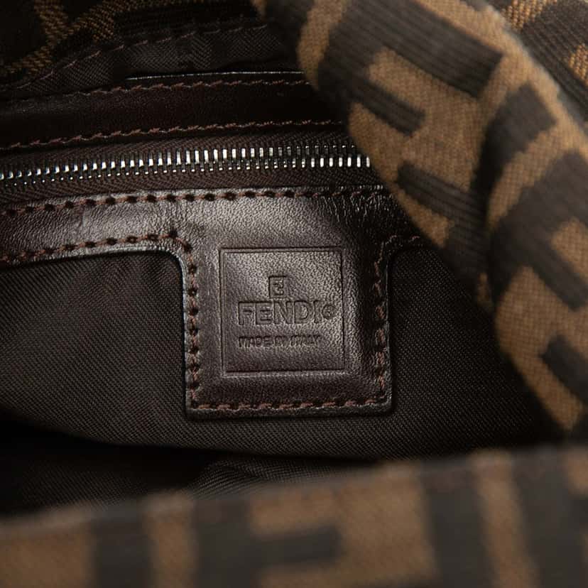 Fendi Zucca Canvas Mamma Forever Brown Good condition - Box View