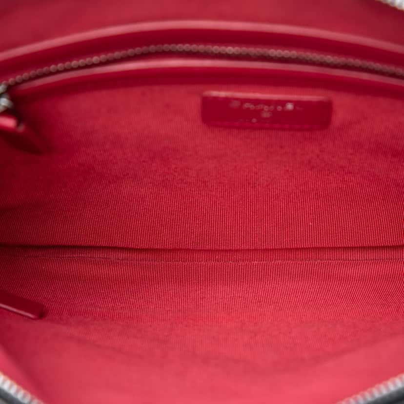 Chanel Medium Aged Calfskin Gabrielle O Case Clutch Brown Leather Very good condition - Model View