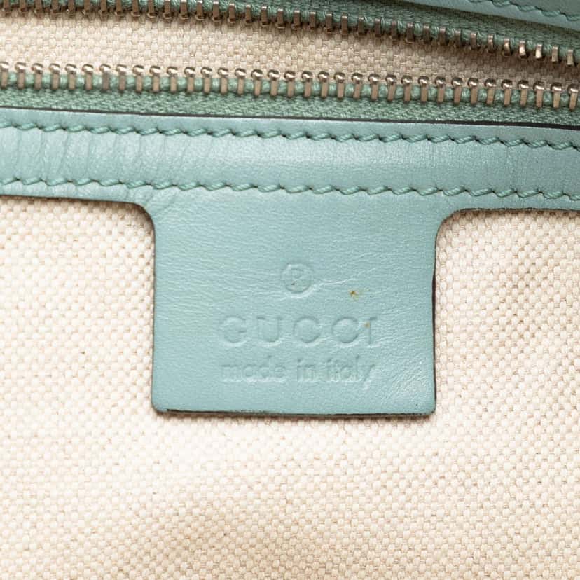 Gucci Medium GG Imprime Joy Tote Blue Very good condition - Box View