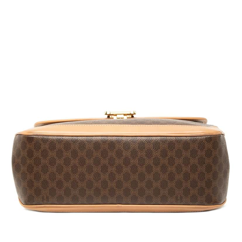 Celine Macadam Coated Canvas Top Handle Bag Brown Very good condition - Inside View