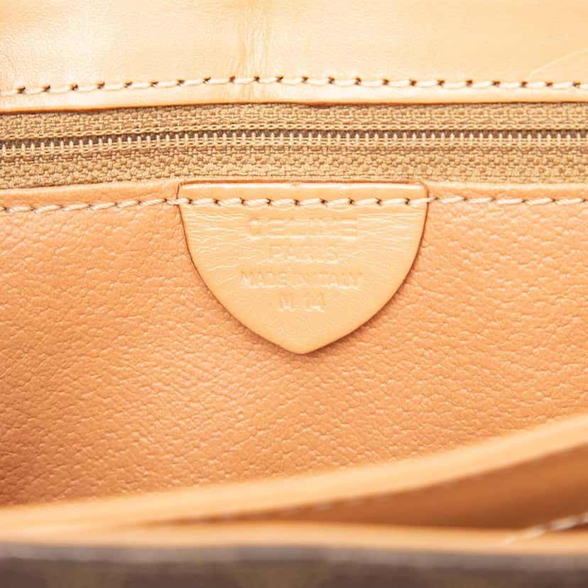 Celine Macadam Coated Canvas Top Handle Bag Brown Very good condition - Box View