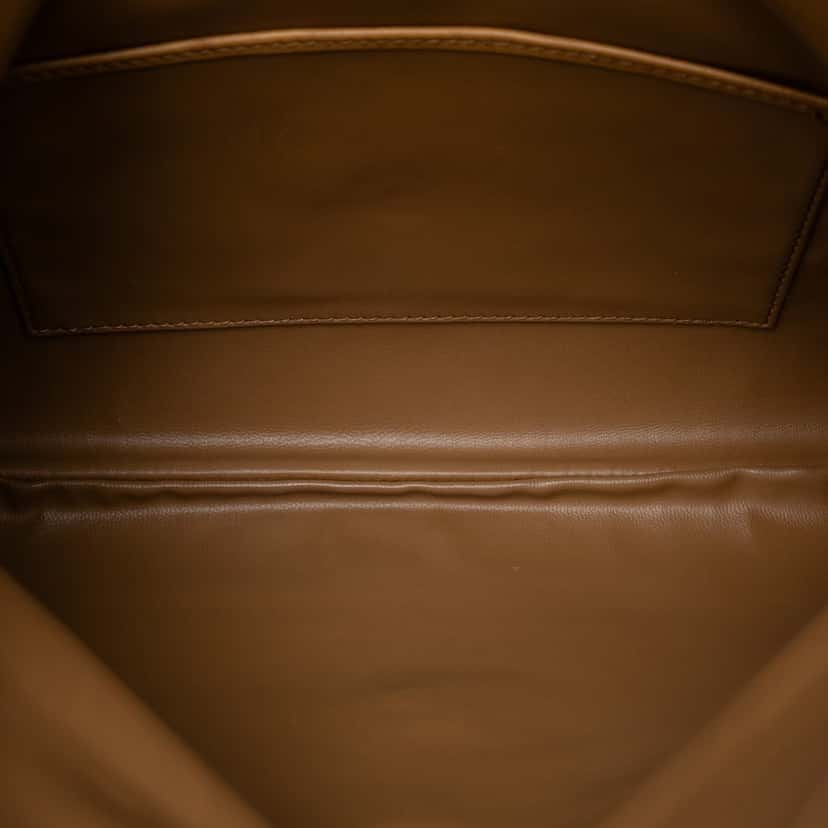 Celine Macadam Coated Canvas Clutch Brown Very good condition - Model View