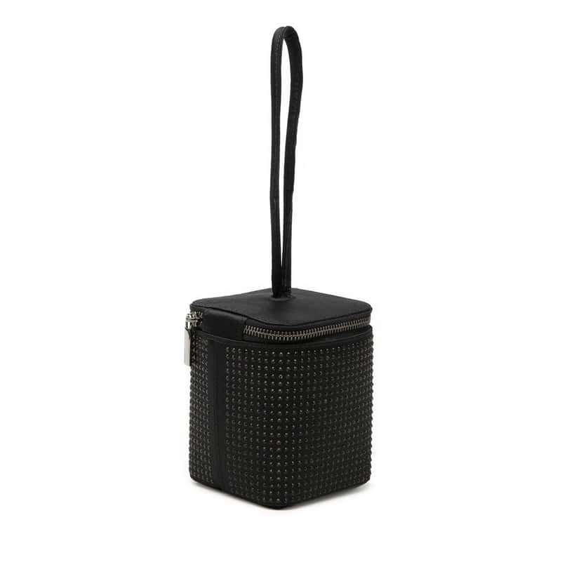 Gucci Studded Leather Vanity Bag Black Leather Very good condition - Back View