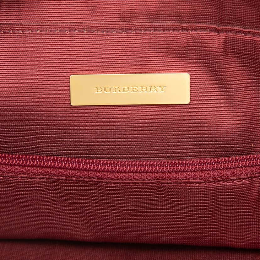 Burberry House Check Canvas Tote Beige Very good condition - Box View