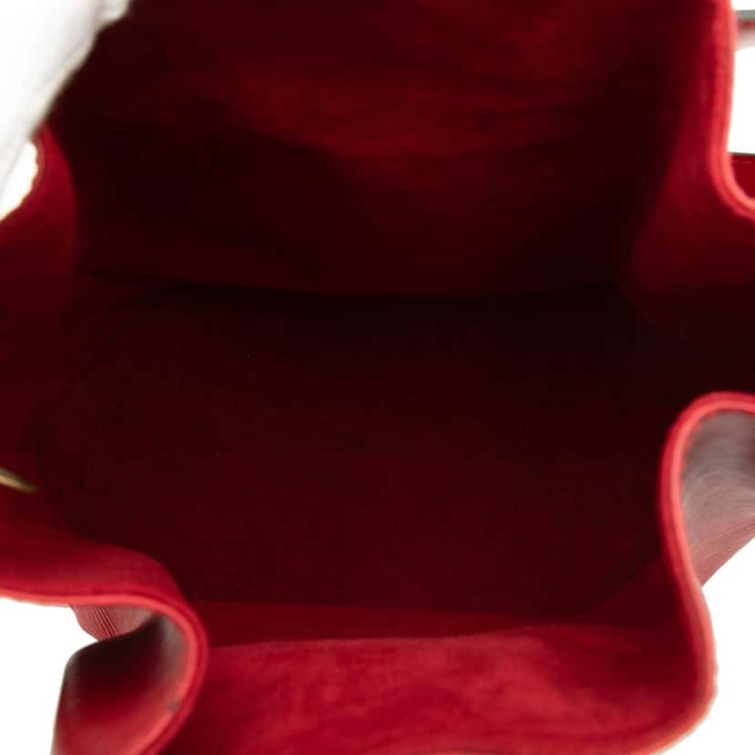 Louis Vuitton Epi Sac D Epaule Red Leather Very good condition - Model View