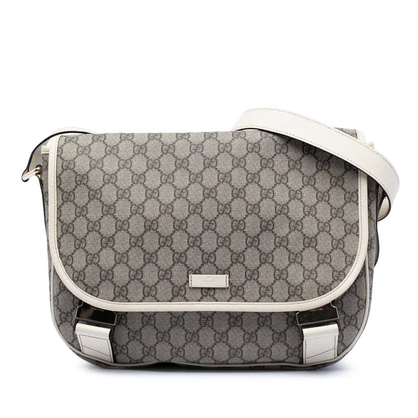 Gucci GG Supreme Crossbody Beige Very good condition - Front View