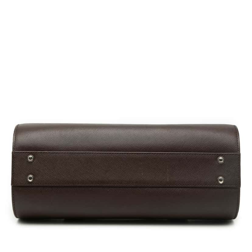 Burberry Leather Boston Bag Brown Leather Very good condition - Inside View
