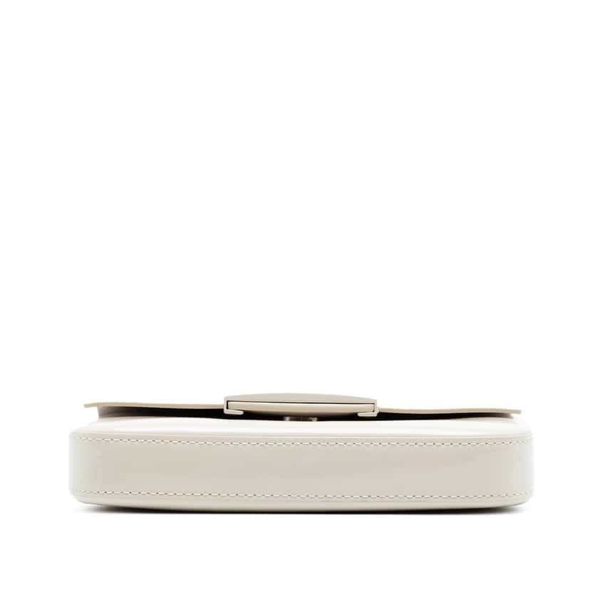 Fendi Calfskin Baguette Phone Pouch Satchel White Leather Very good condition - Inside View