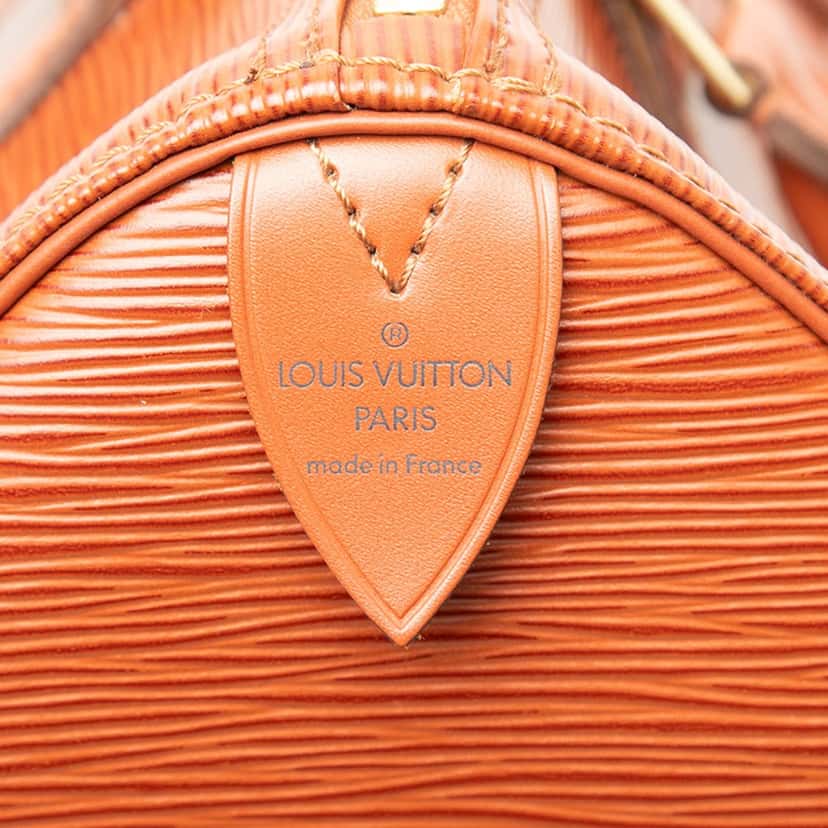 Louis Vuitton Epi Speedy 25 Brown Leather Very good condition - Box View