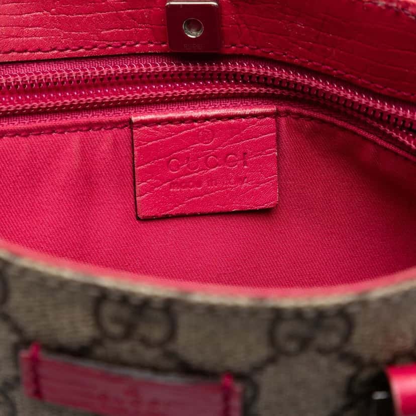 Gucci GG Supreme Tote Beige Very good condition - Box View