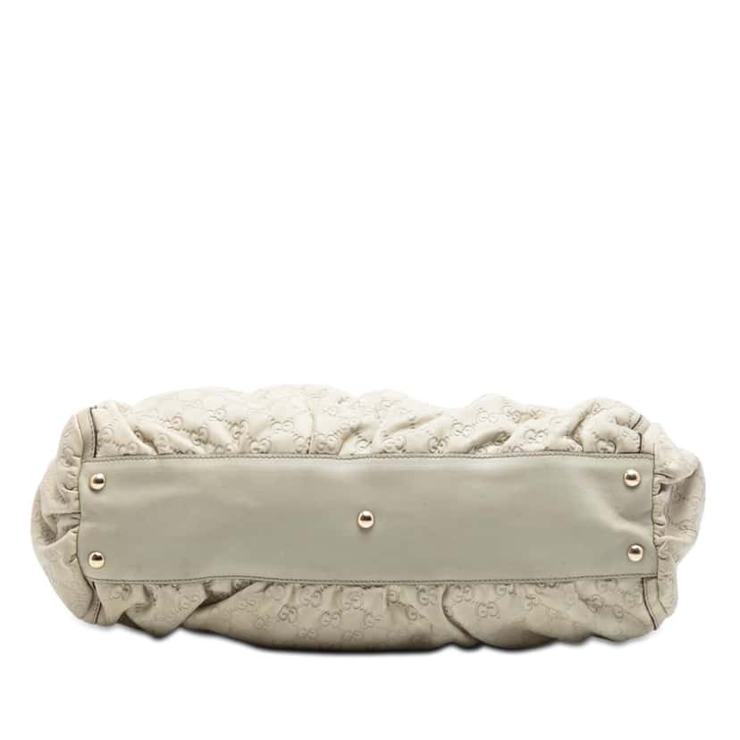 Gucci Guccissima Abbey D Ring Tote Beige Leather Very good condition - Inside View