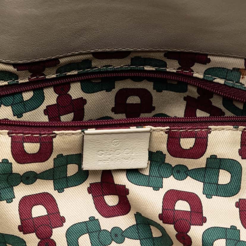 Gucci Guccissima Abbey D Ring Tote Beige Leather Very good condition - Box View