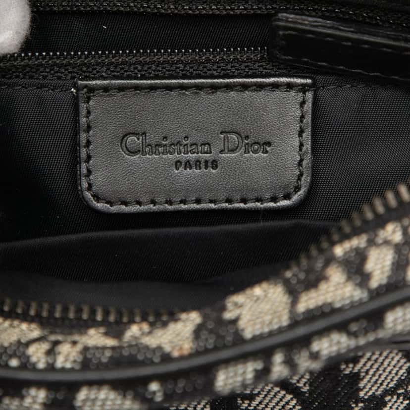 Dior Diorissimo Trotter Canvas Crossbody Black Very good condition - Box View