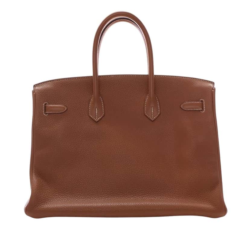 Hermès Togo Birkin Retourne 35 Brown Leather Very good condition - Model View