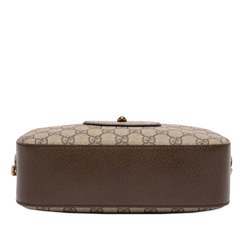 Gucci GG Supreme Web Neo Vintage Crossbody Beige Very good condition - Inside View