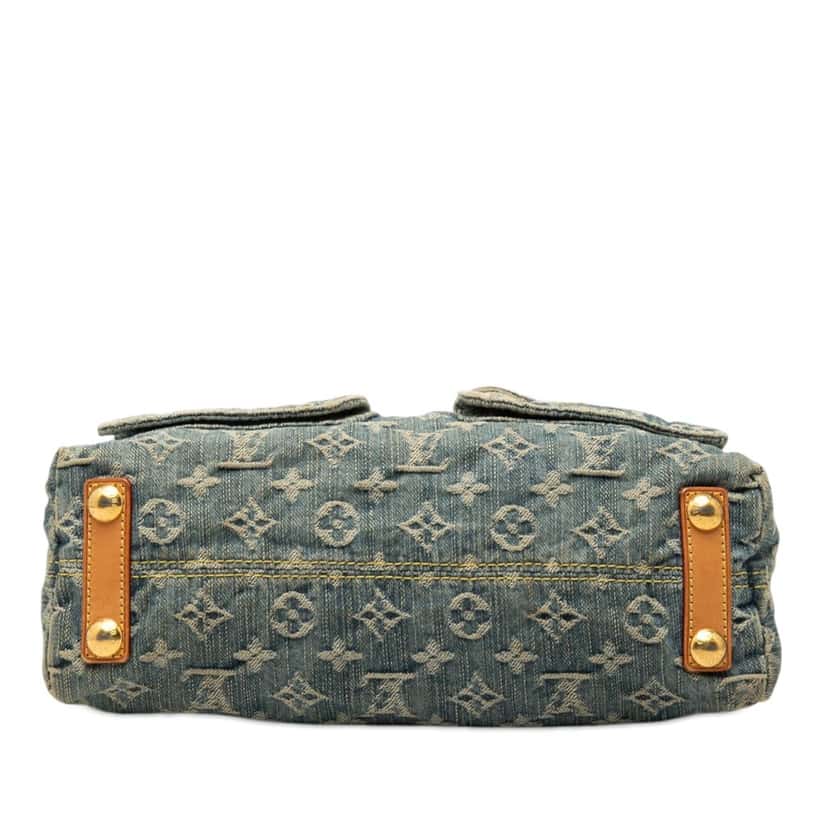 Louis Vuitton Monogram Denim Baggy PM Blue Very good condition - Inside View