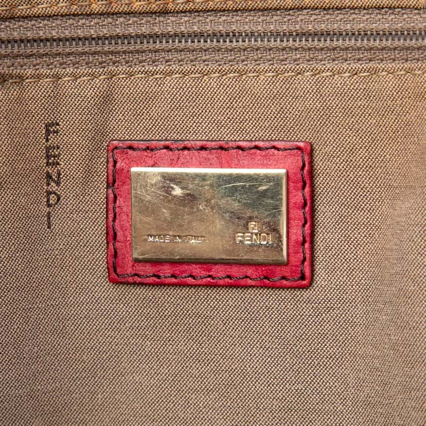 Fendi Zucchino Canvas Tote Beige Very good condition - Box View